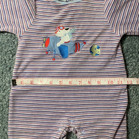 Vintage Velour Striped Onesie - Picture 5 of 6